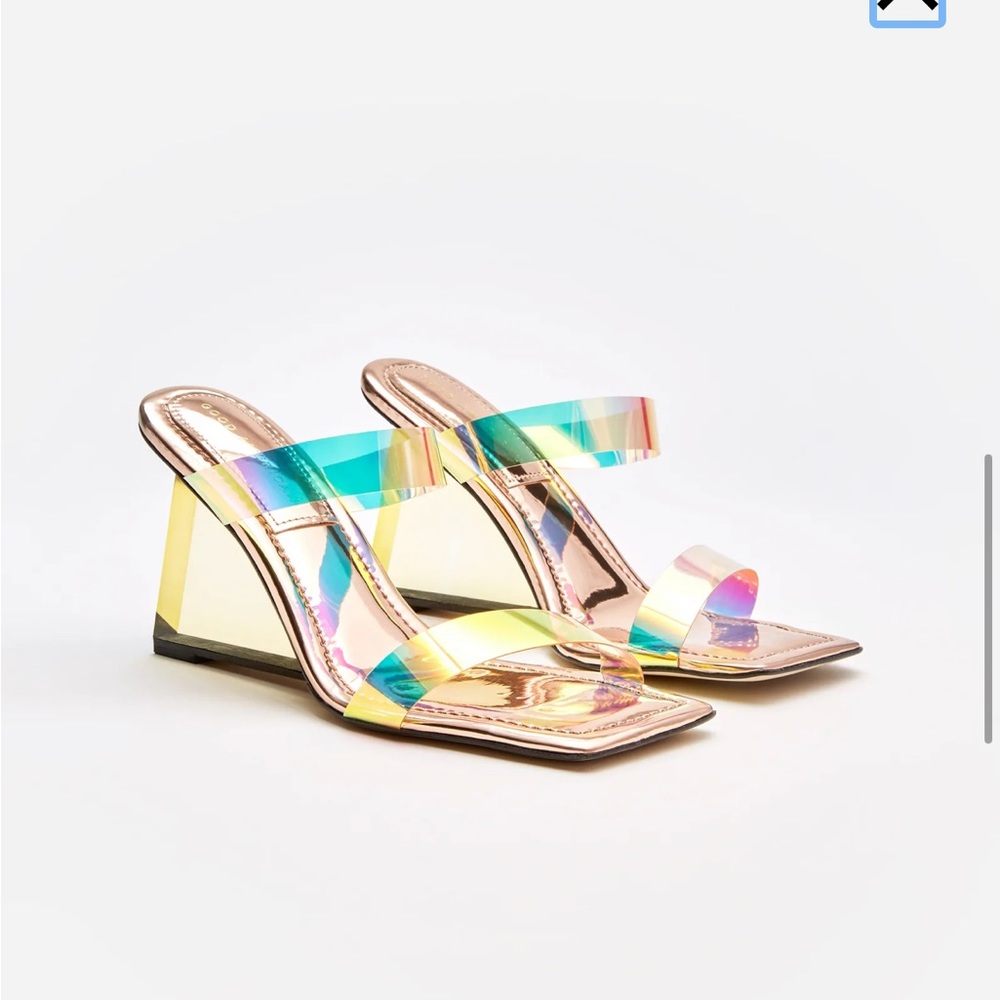 Good American CINDER-F*CKING-RELLA WEDGE